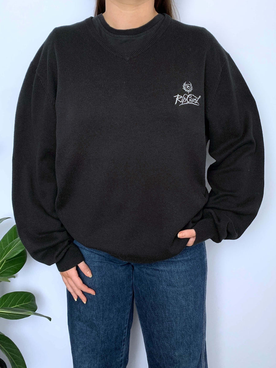 Y2K RIP CURL LIGHTWEIGHT KNIT - M/L