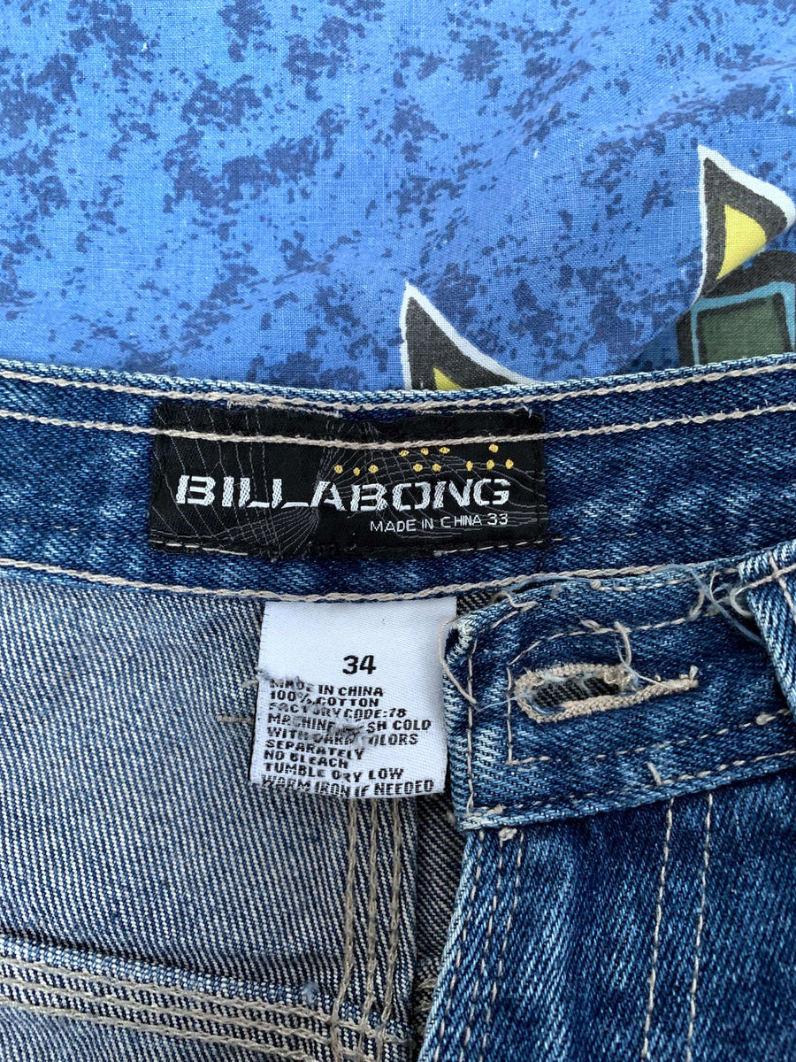 RARE VINTAGE BILLABONG DOUBLE-KNEE CARGO/CARPENTER JEANS - W33