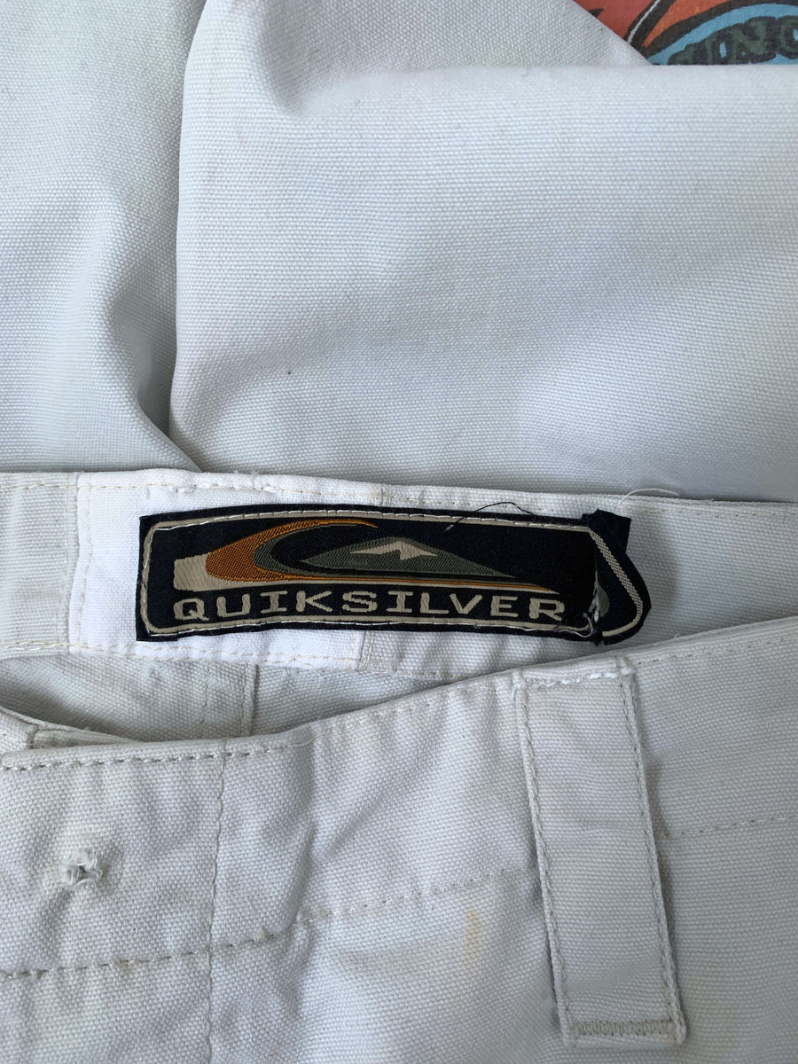 VINTAGE QUIKSILVER CARGO PANTS - W33