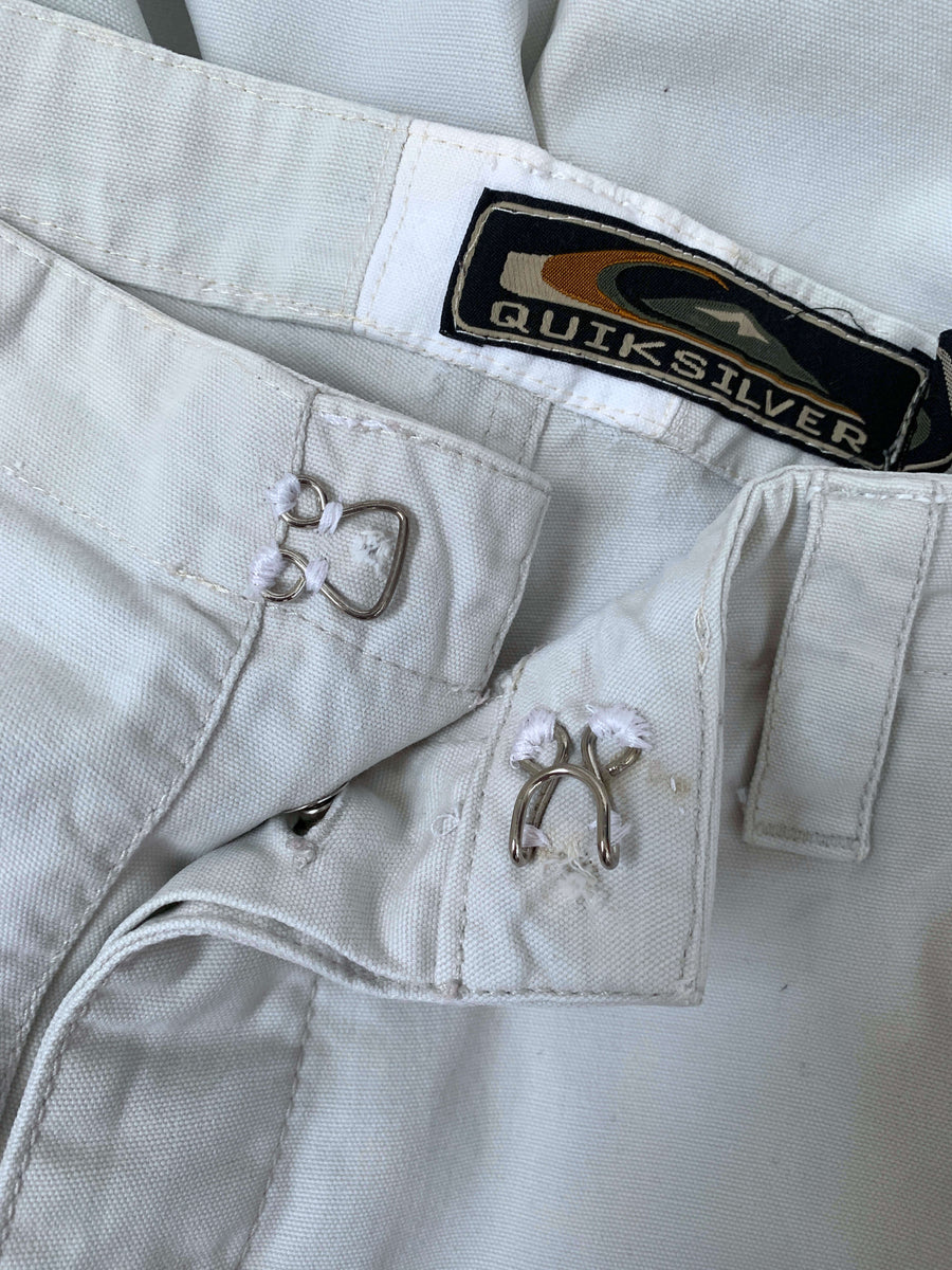 VINTAGE QUIKSILVER CARGO PANTS - W33