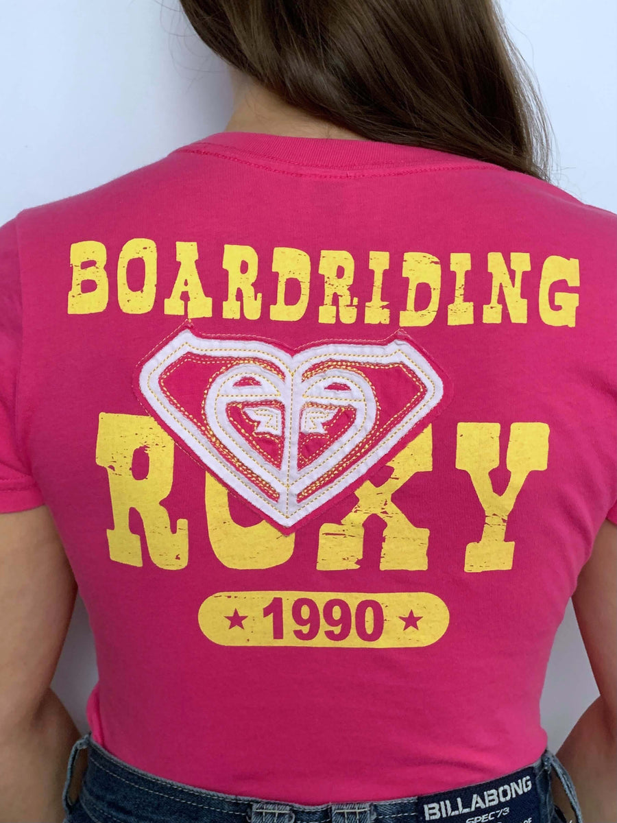 VINTAGE ROXY BOARDRIDING BABY TEE - 8