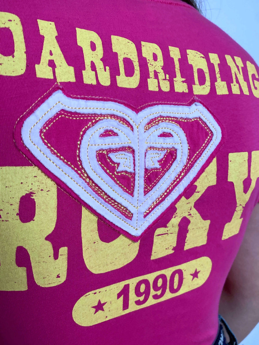 VINTAGE ROXY BOARDRIDING BABY TEE - 8