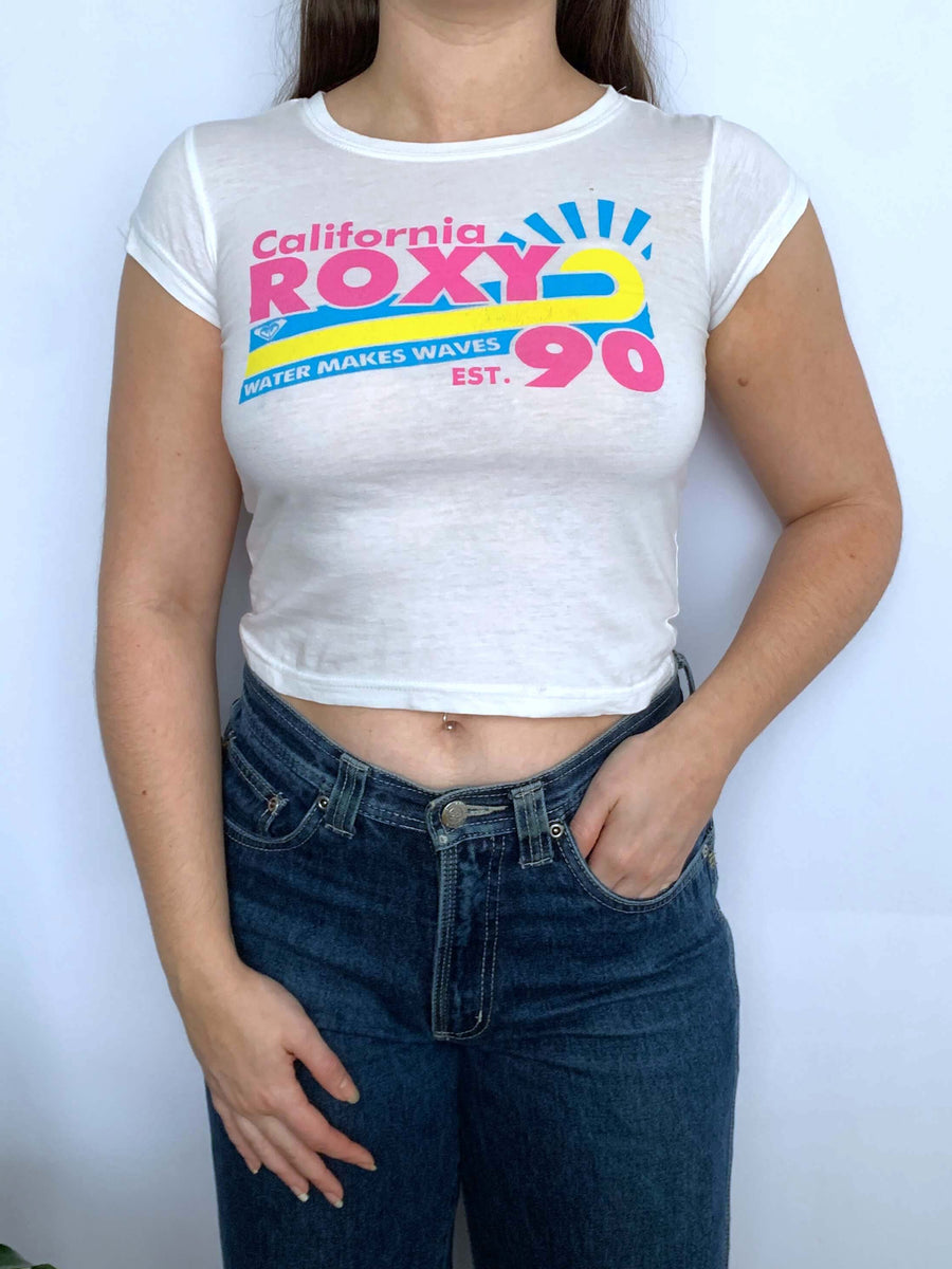 BOOTLEG VINTAGE ROXY BABY TEE - 4/6