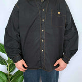90S BILLABONG EMBROIDERED BUTTON UP - XL