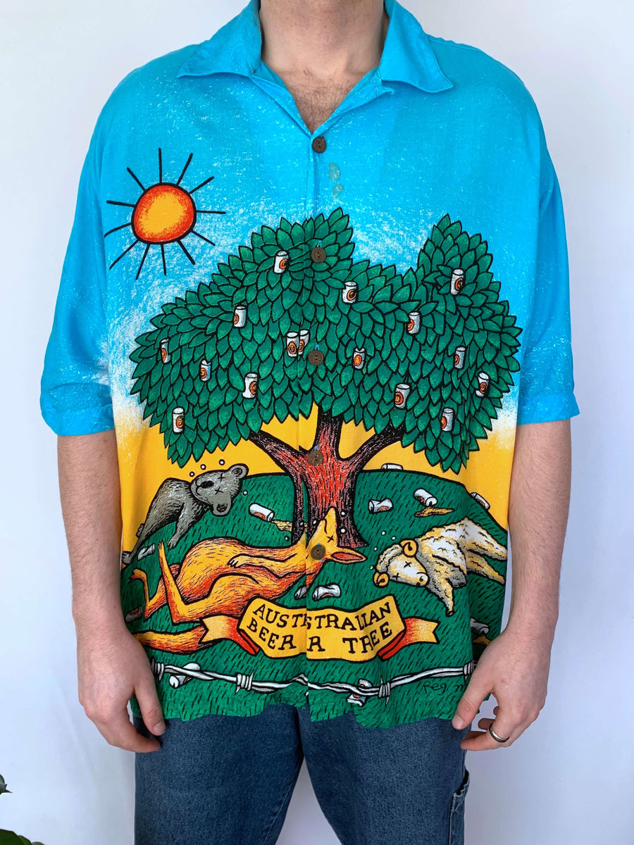 RARE 1999 MAMBO 'AUSTRALIAN BEER TREE' LOUD SHIRT