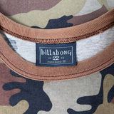 CAMO VINTAGE BILLABONG SPELLOUT TEE - M