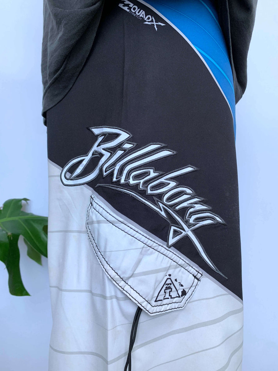 Y2K BILLABONG ANDY IRONS PLATINUM QUADSTRETCH BOARDIES - W34