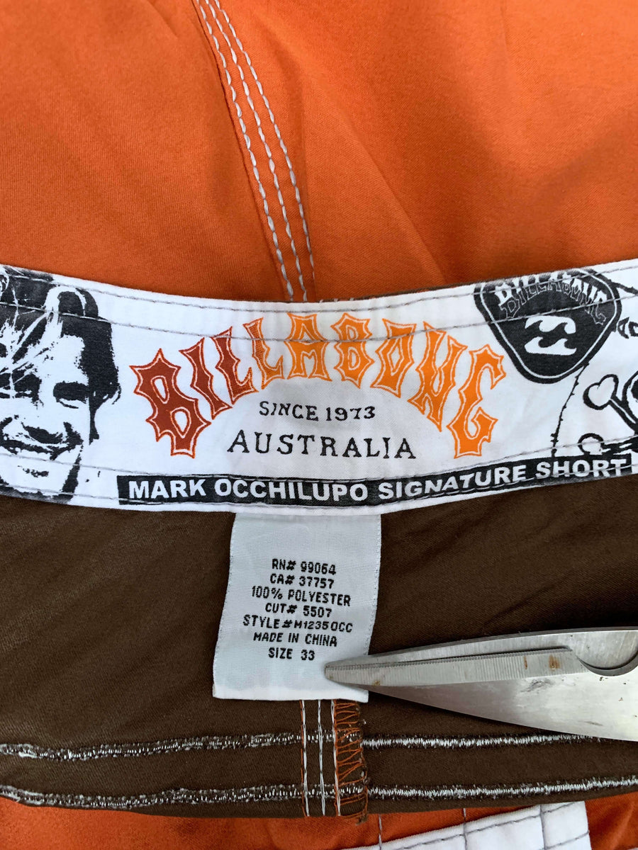 Y2K BILLABONG MARK OCCHILUP SIGNATURE BOARDIES - W33