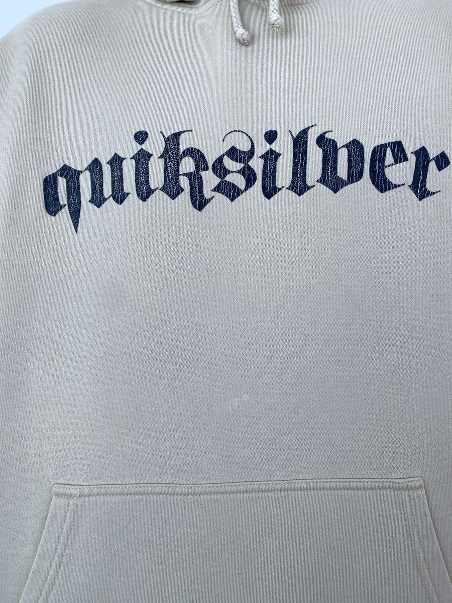 VINTAGE QUIKSILVER BIG SPELLOUT HOODIE