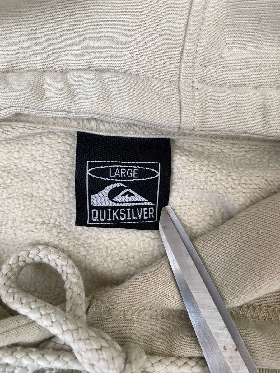 VINTAGE QUIKSILVER BIG SPELLOUT HOODIE