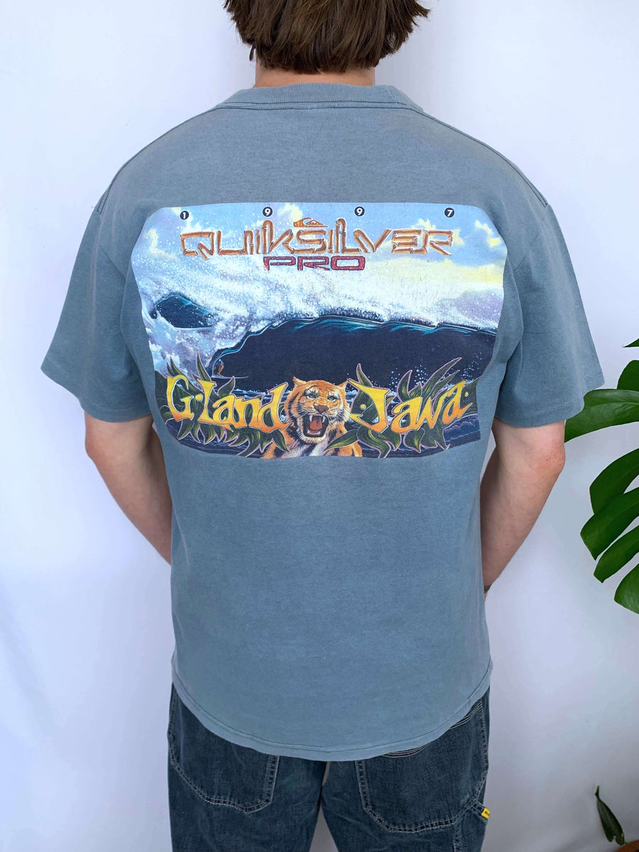 RARE 1997 QUIKSILVER PRO G-LAND TEE - L