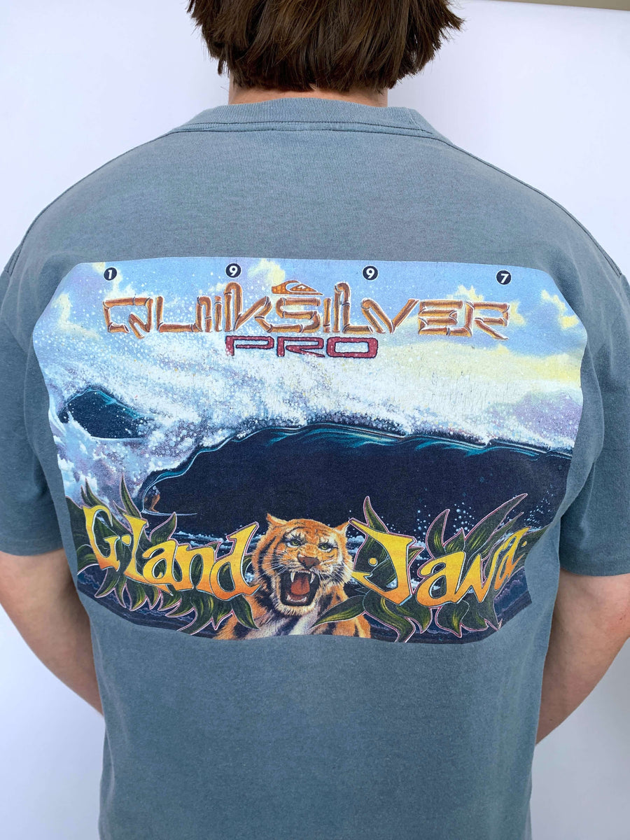 RARE 1997 QUIKSILVER PRO G-LAND TEE - L