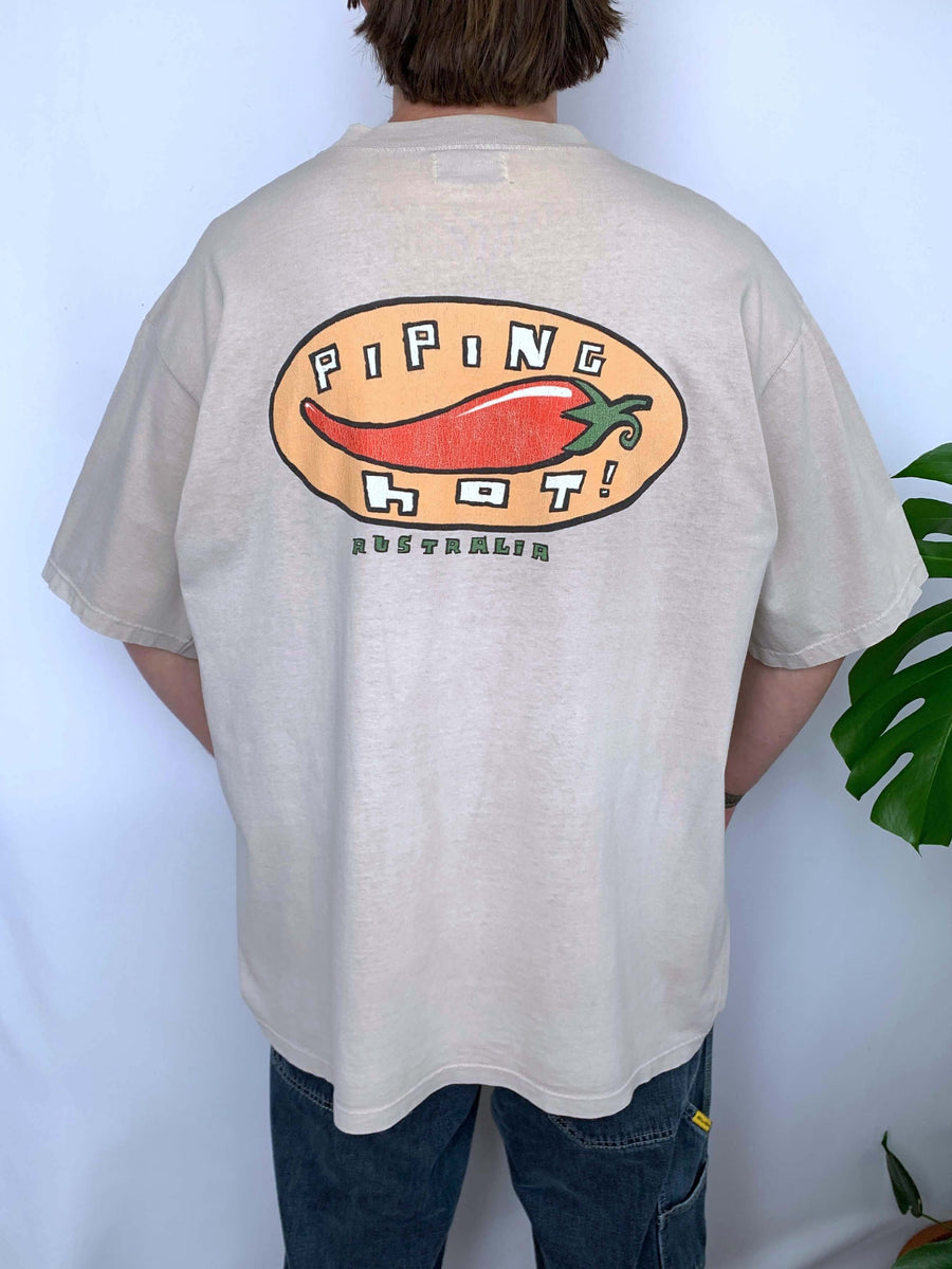 RARE 90S PIPING HOT CHILLI TEE - XL/XXL