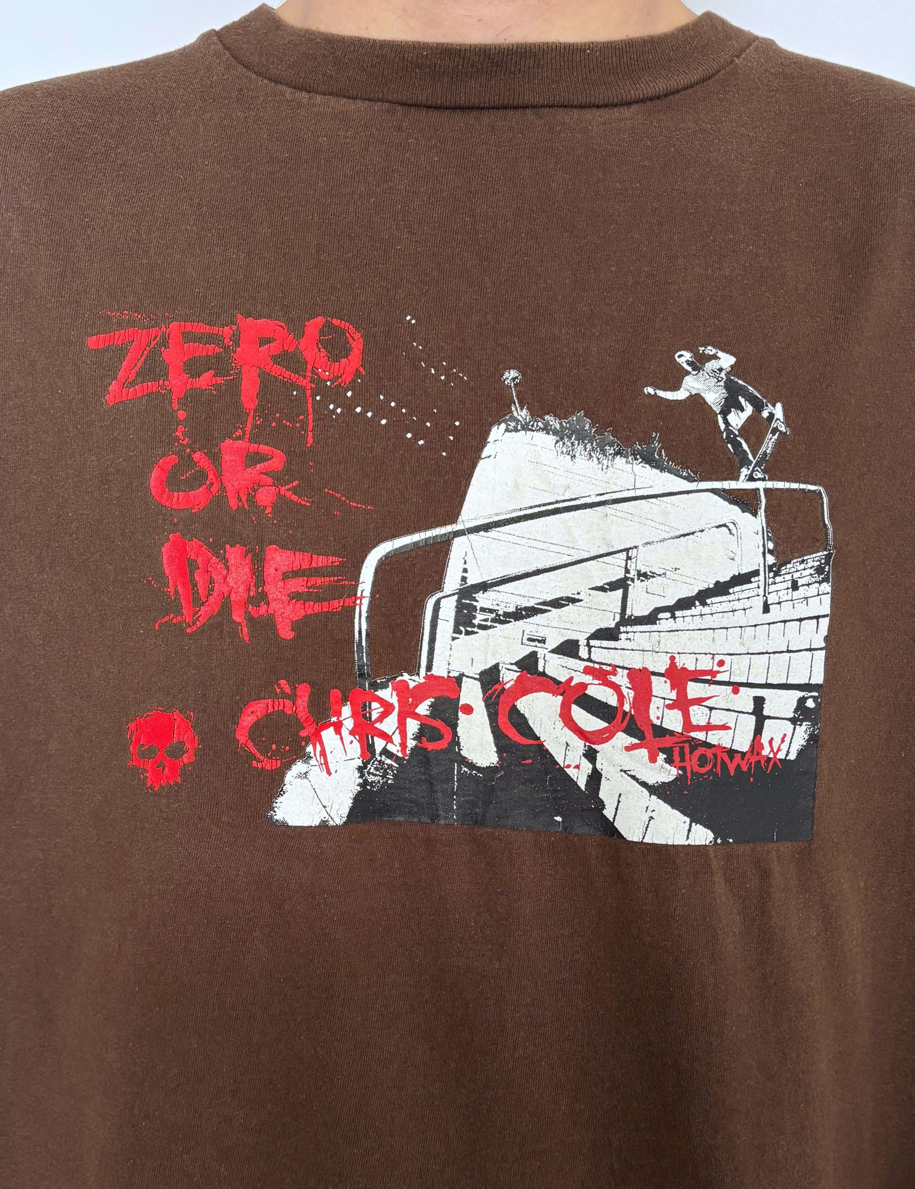 VINTAGE ZERO SKATEBOARDS CHRIS COLE TEE - M