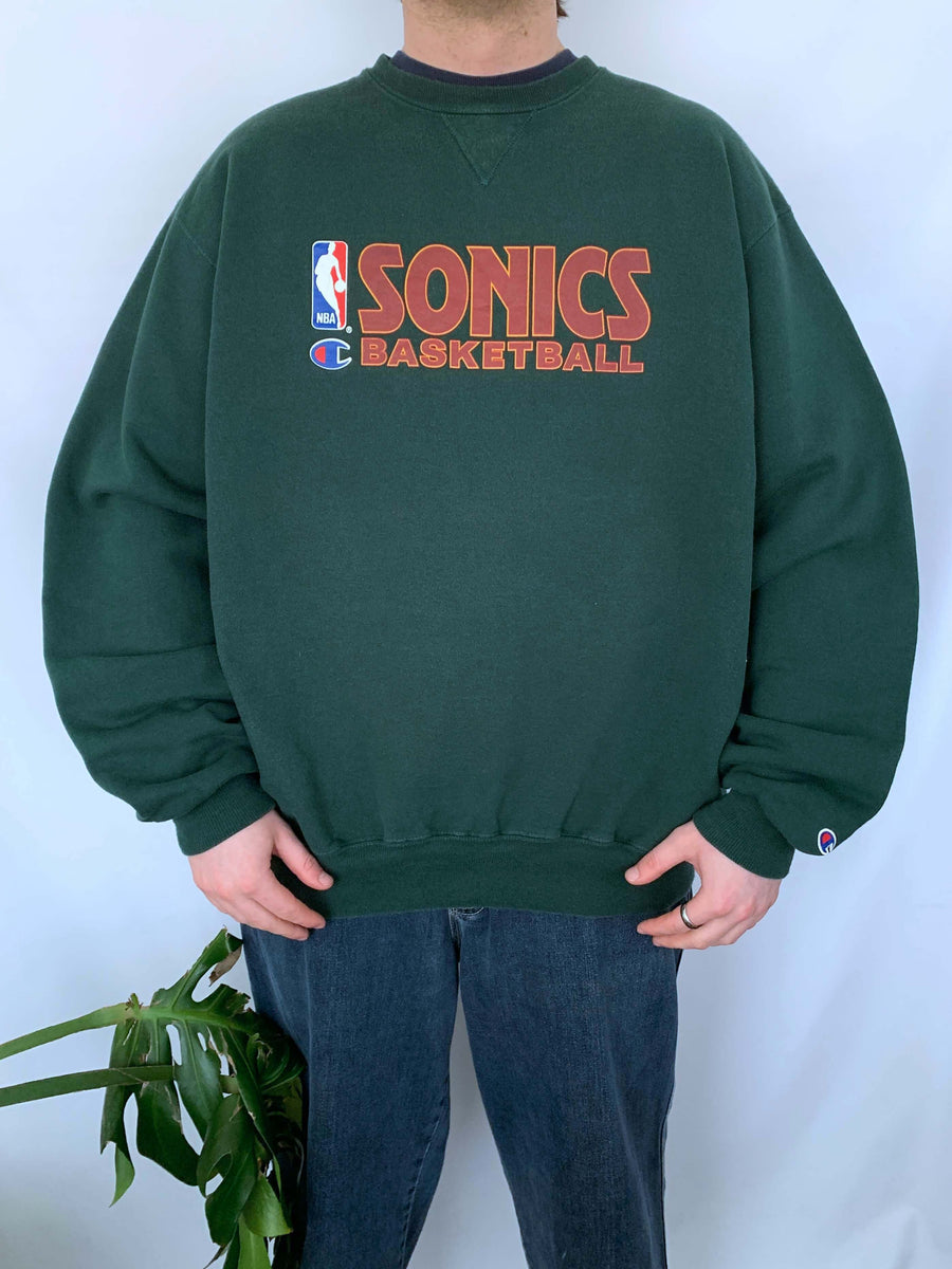 90S SEATTLE SUPERSONICS NBA CREWNECK