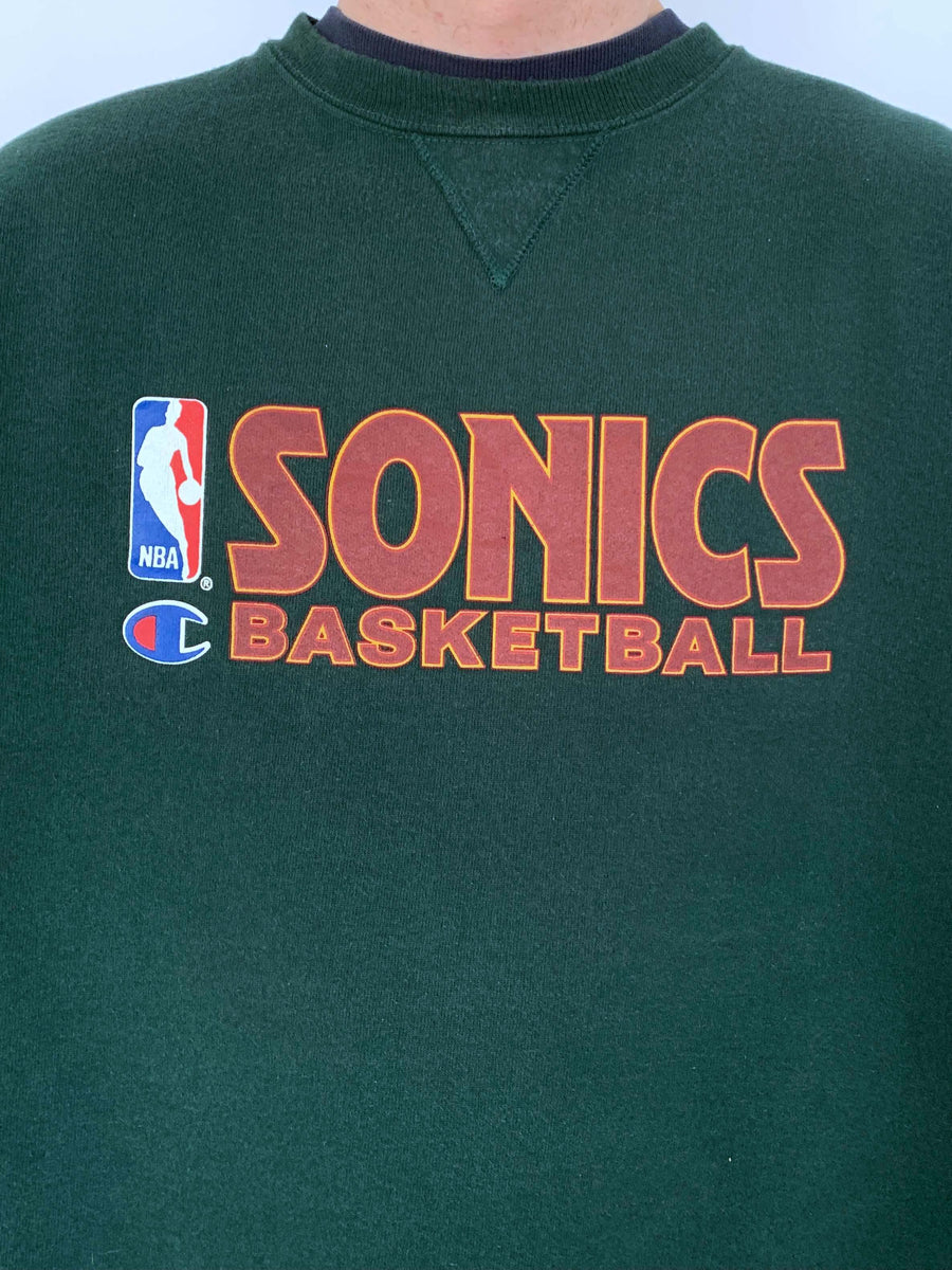 90S SEATTLE SUPERSONICS NBA CREWNECK