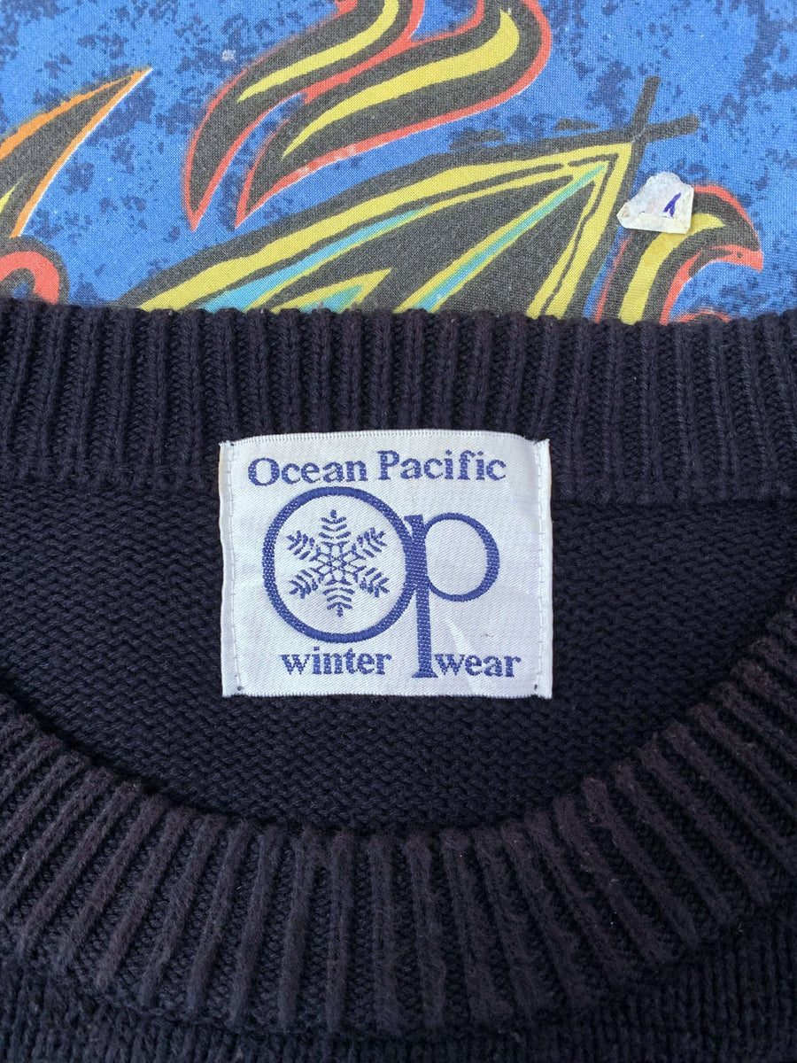 90S OCEAN PACIFIC KNIT JUMPER - S/M