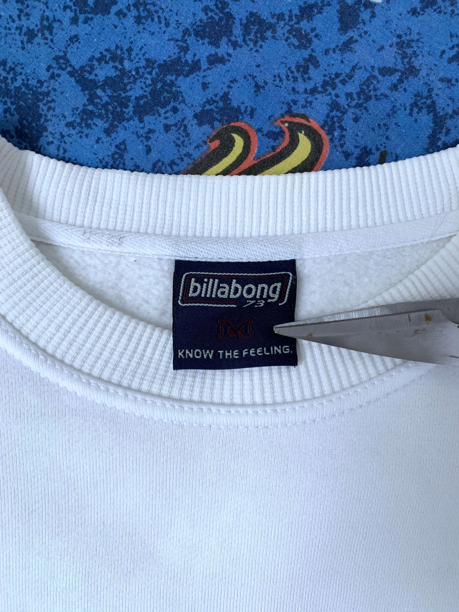 RARE 90S BILLABONG BIG LOGO CREWNECK - S