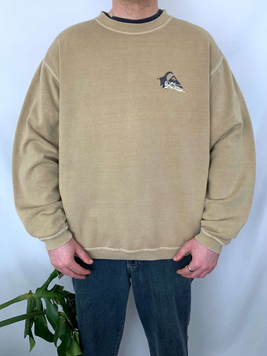 VINTAGE QUIKSILVER BOARDRIDERS CLUB GRAPHIC CREWNECK