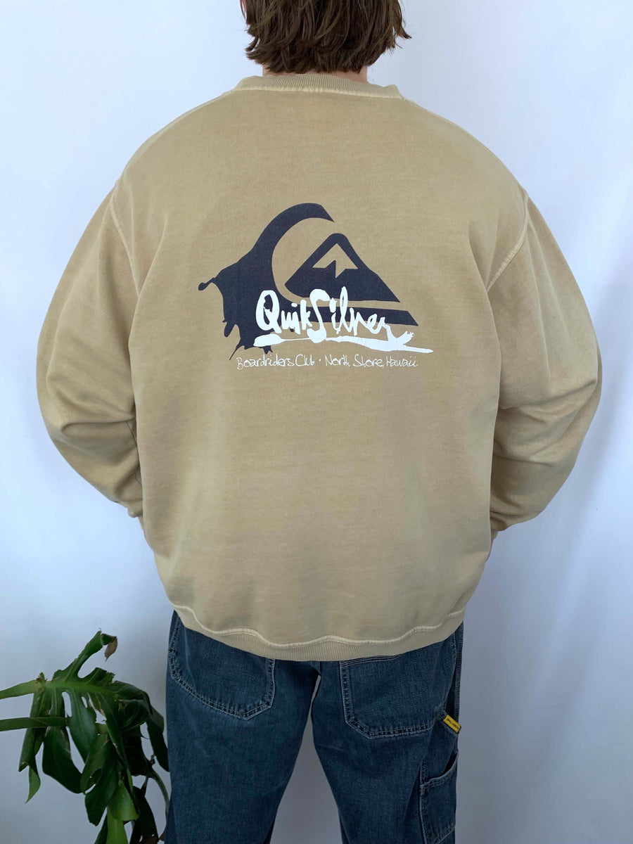 VINTAGE QUIKSILVER BOARDRIDERS CLUB GRAPHIC CREWNECK