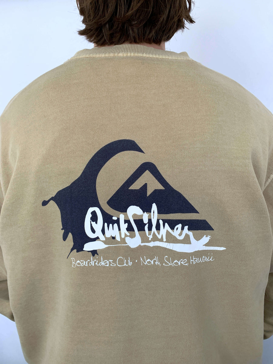 VINTAGE QUIKSILVER BOARDRIDERS CLUB GRAPHIC CREWNECK