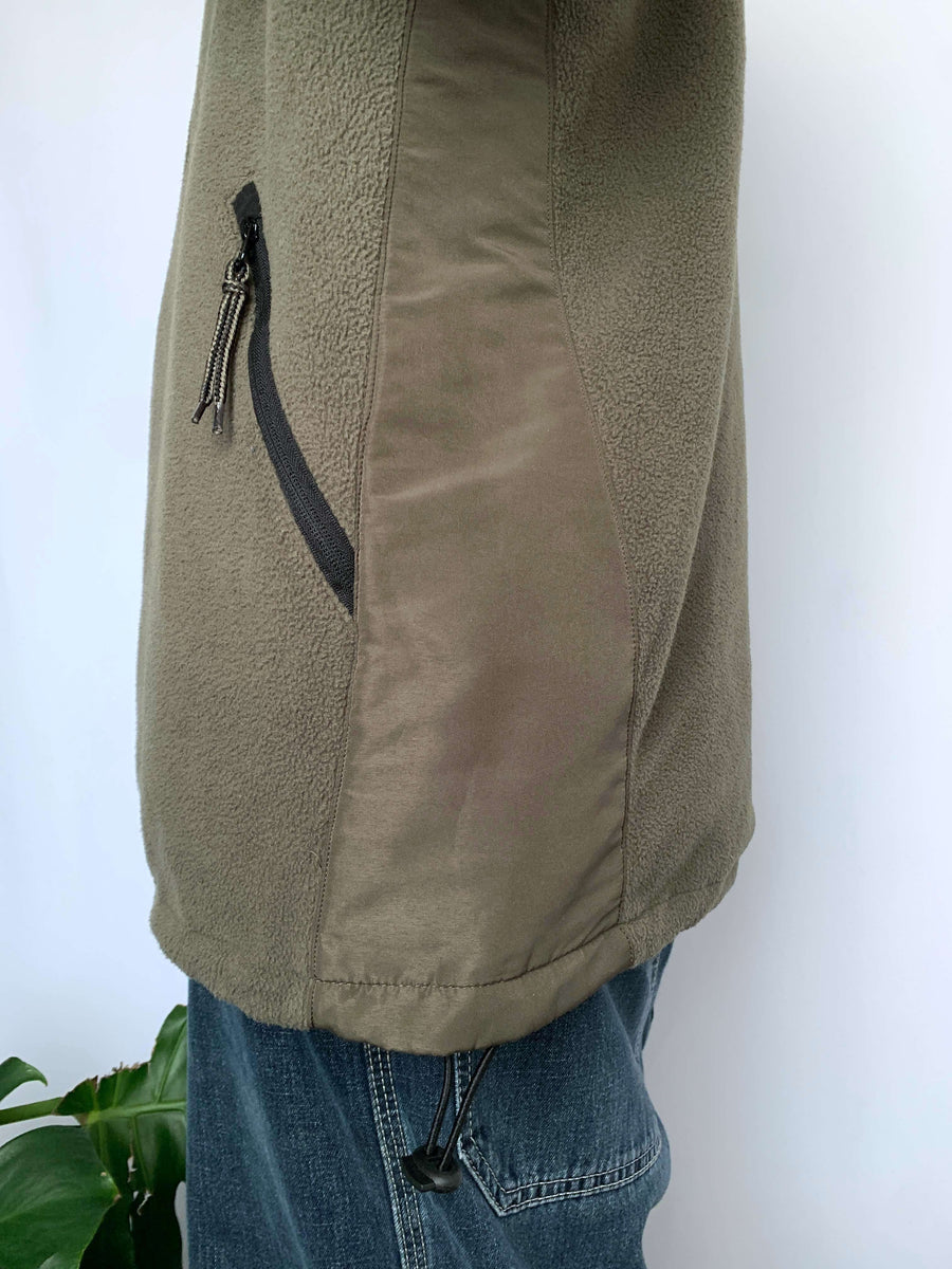 OLD SCHOOL GOLDEN BREEN REVERSIBLE FLEECE VEST - XL