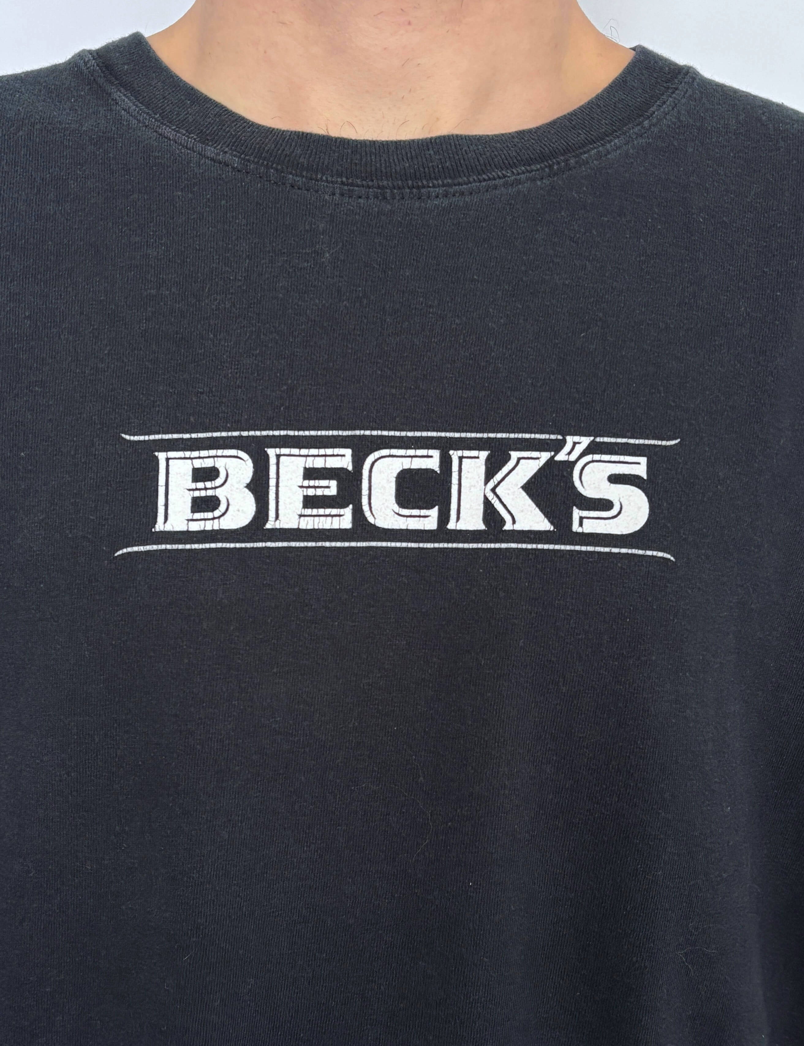 VINTAGE BECKS BEER TEE - XL