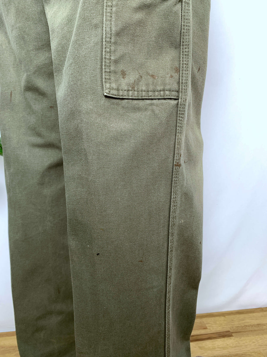 ARMY GREEN DICKIES CARPENTERS - W33/34