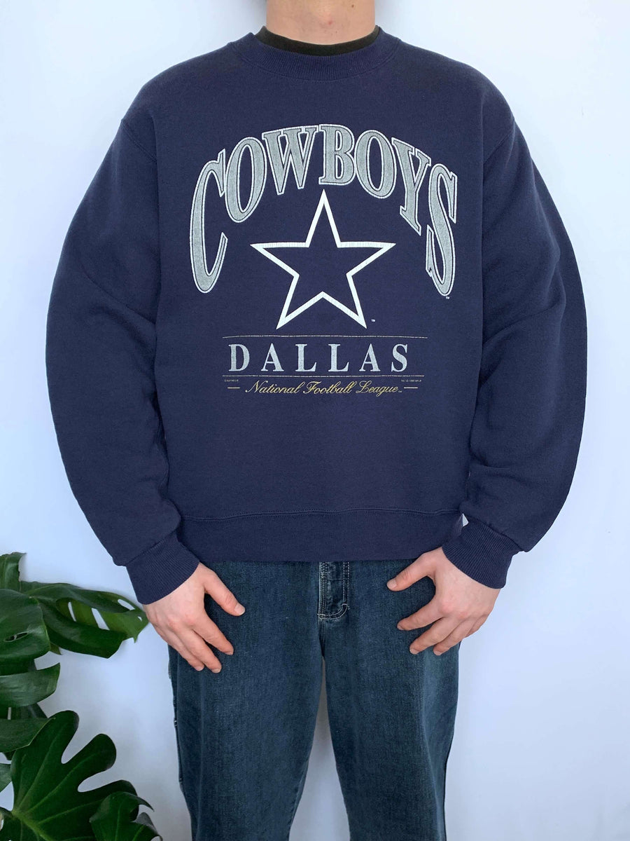 1996 DALLAS COWBOYS FRONT HIT CREWNECK - M/L