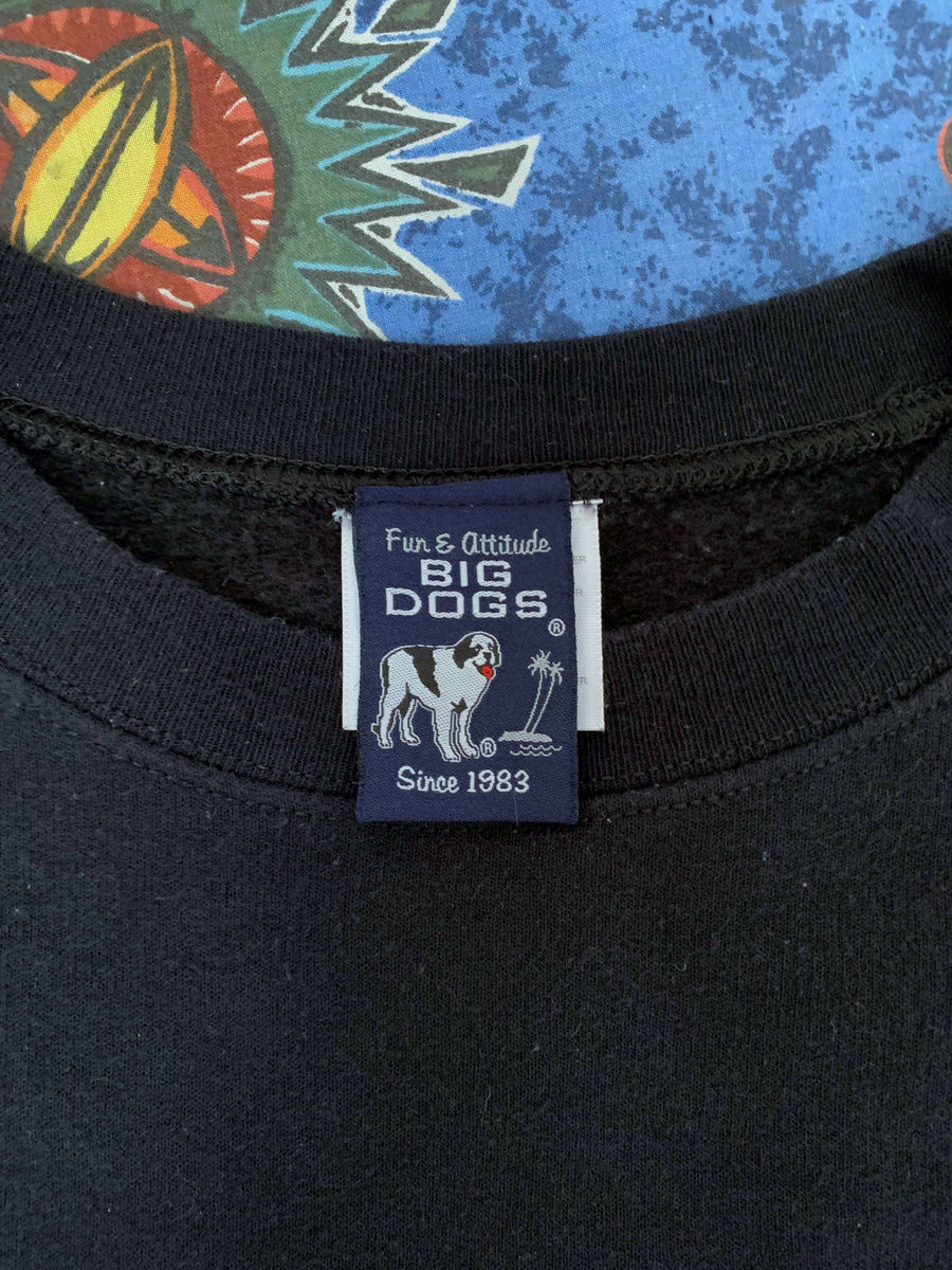 2000 BIG DOGS GRAPHIC CREWNECK - L