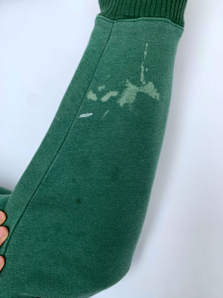 THICK VINTAGE GREENBAY PACKERS EMBROIDERED CREWNECK - L
