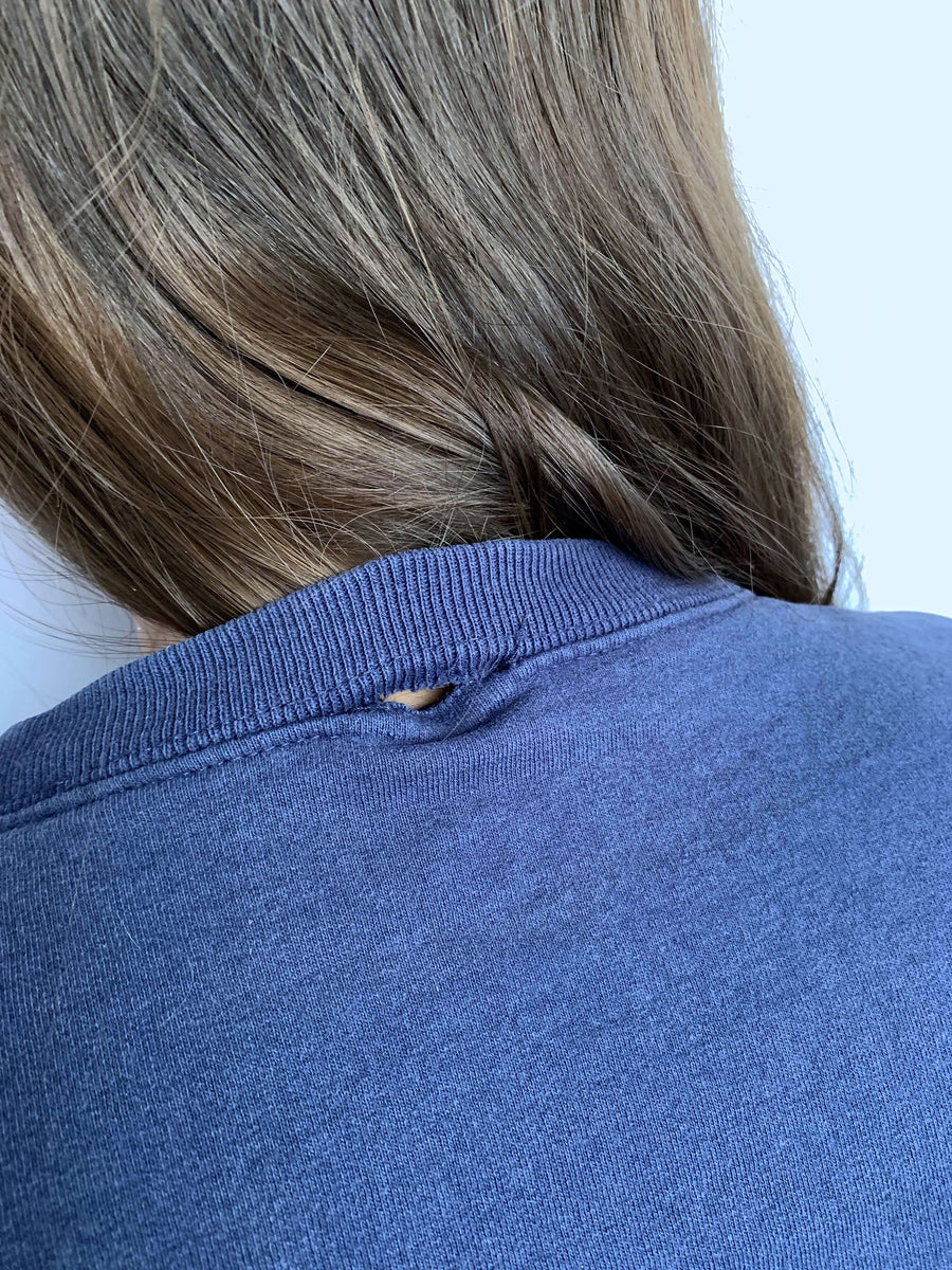 VINTAGE OLD NAVY SPELLOUT CREWNECK - 8