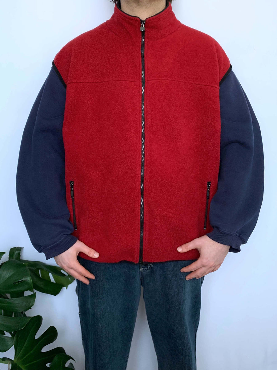 VINTAGE GONDWANA FLEECE VEST - XL