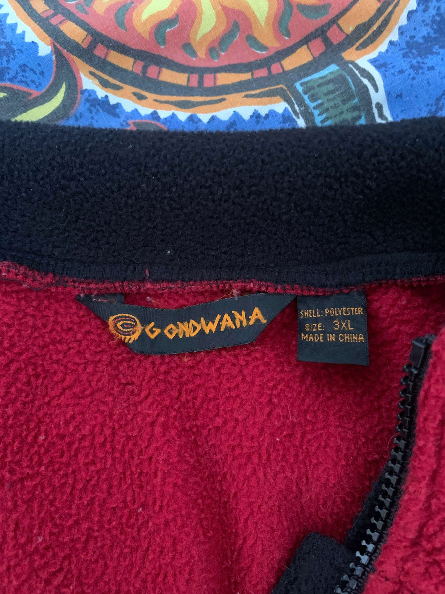 VINTAGE GONDWANA FLEECE VEST - XL