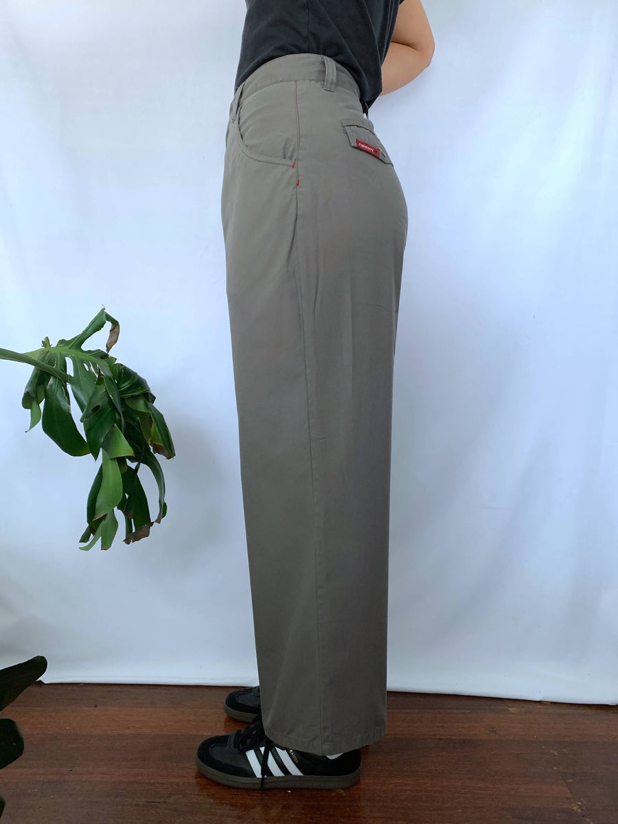 VINTAGE RIP CURL BAGGY COTTON PANTS - W30