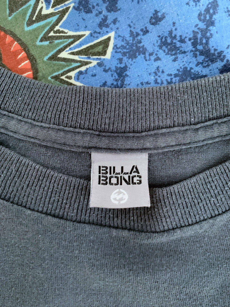 VINTAGE BILLABONG BIG LOGO TEE - L