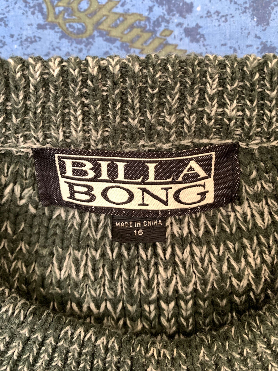 90S BILLABONG EMBROIDERED KNIT