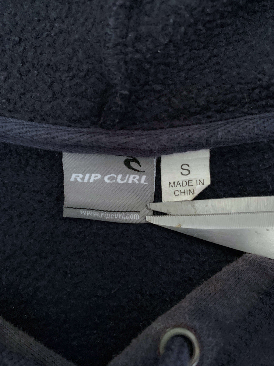 VINTAGE RIP CURL EMBROIDERED HOODIE - S