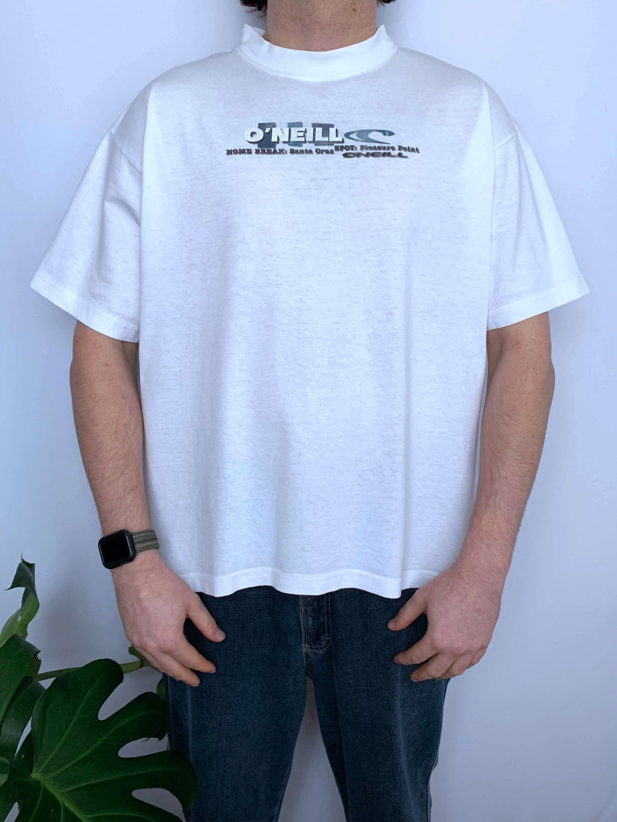 VINTAGE O'NEILL 'HOME BREAK' SURFER TEE - L