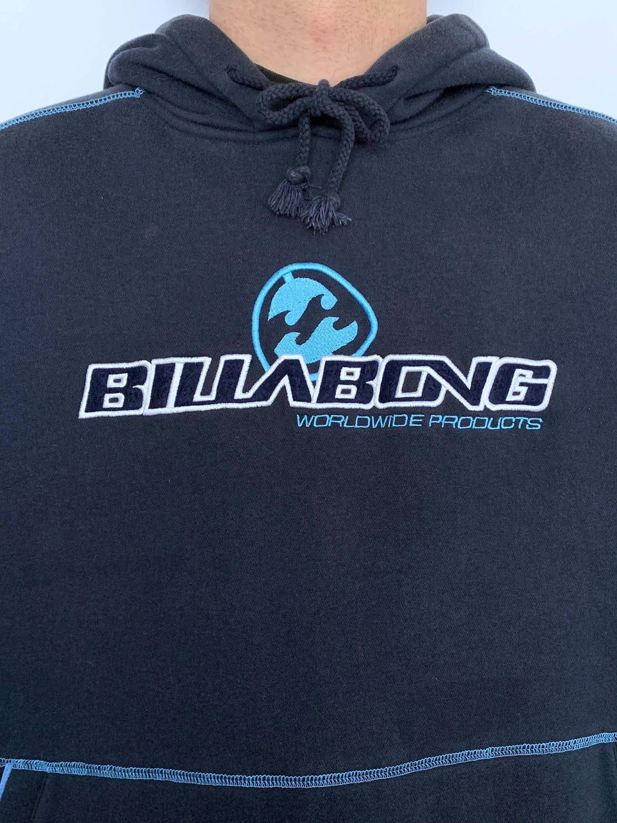 VINTAGE BILLABONG EMBROIDERED HOODIE - M/L