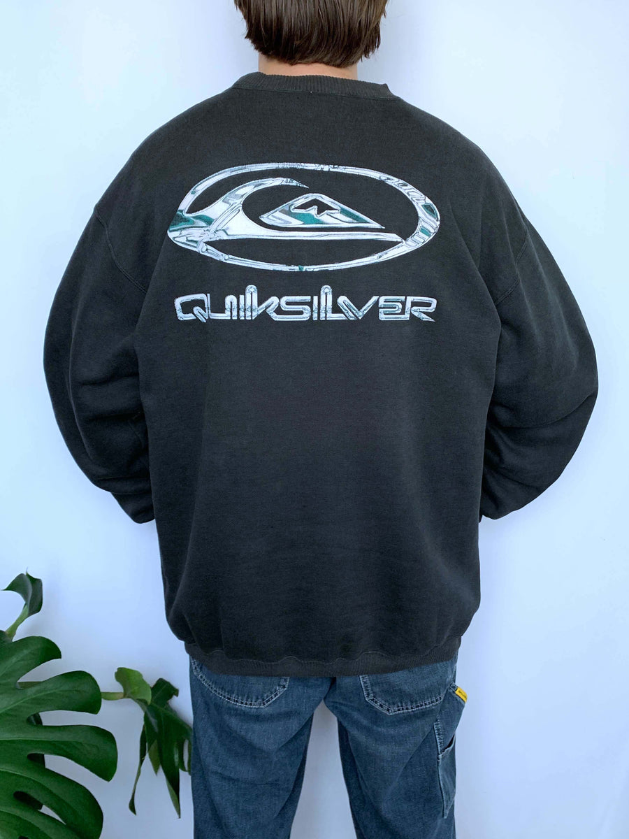 BOOTLEG 90S QUIKSILVER GRAPHIC CREWNECK - XL/XXL