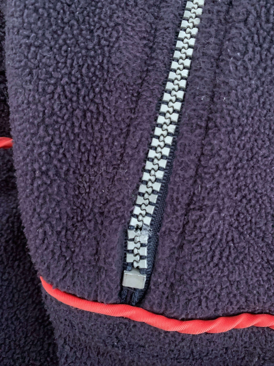 VINTAGE QUIKSILVER FLEECE QTR ZIP - M/L