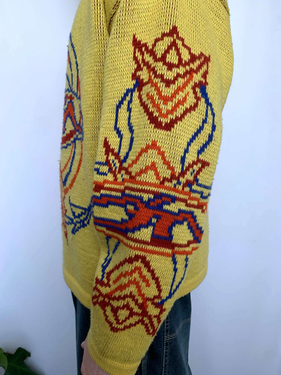 THICK RARE VINTAGE O'NEILL KNIT JUMPER - M/L