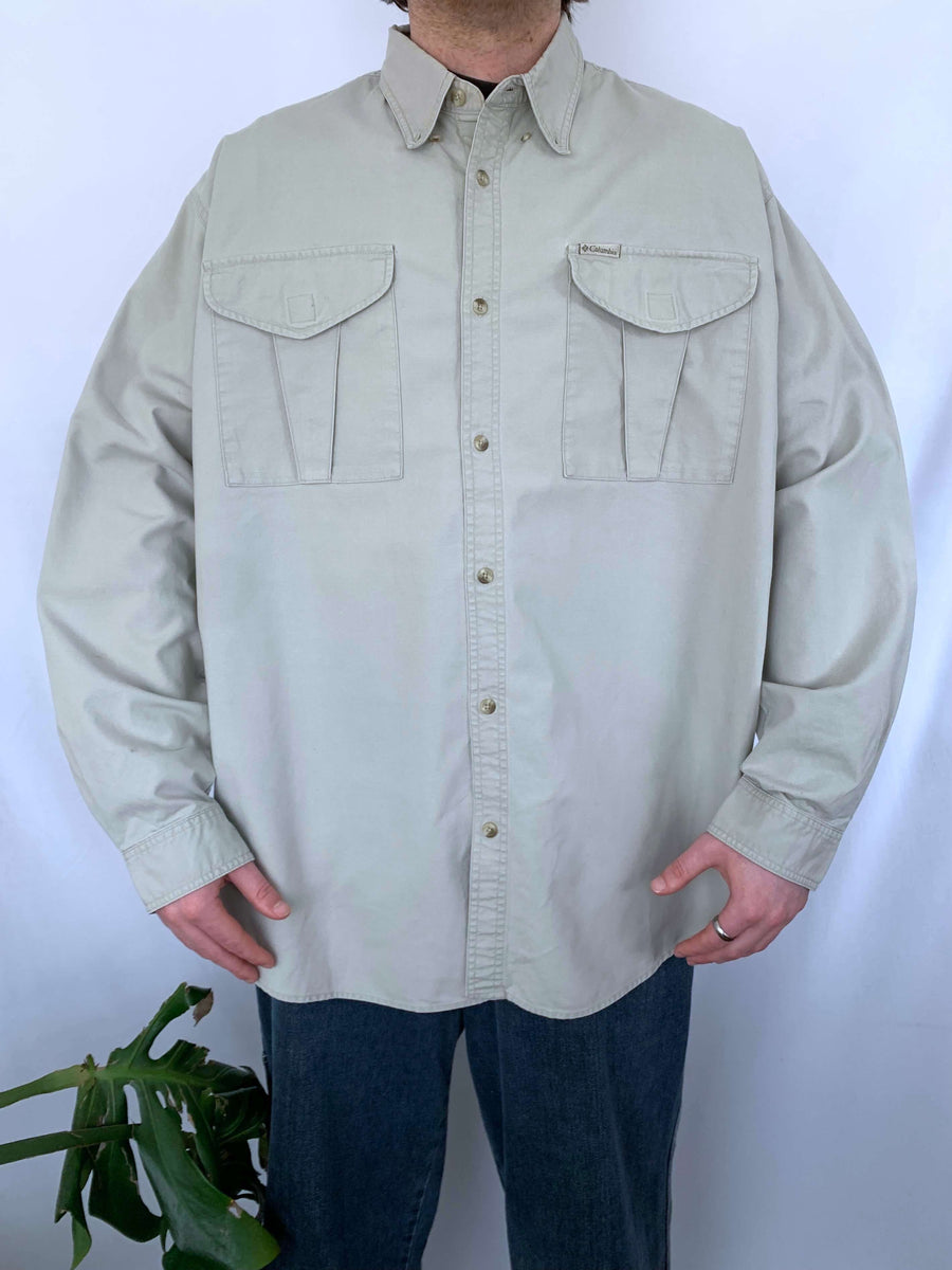 VINTAGE COLUMBIA OVERSHIRT - XL/XXL