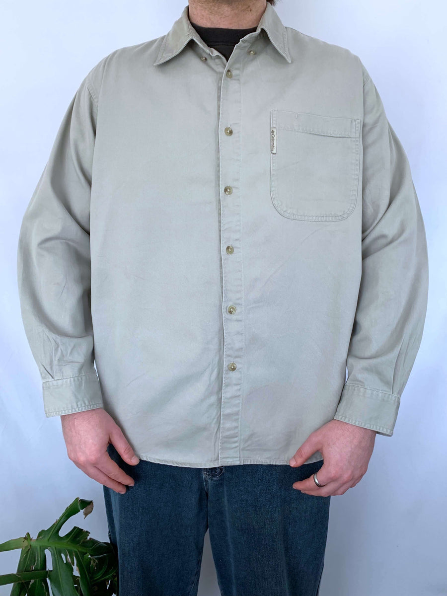 VINTAGE COLUMBIA OVERSHIRT - M