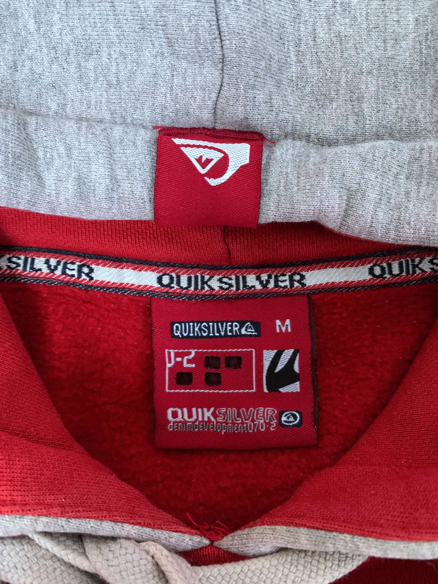THICK VINTAGE QUIKSILVER TWO-TONE HOODIE - S/M