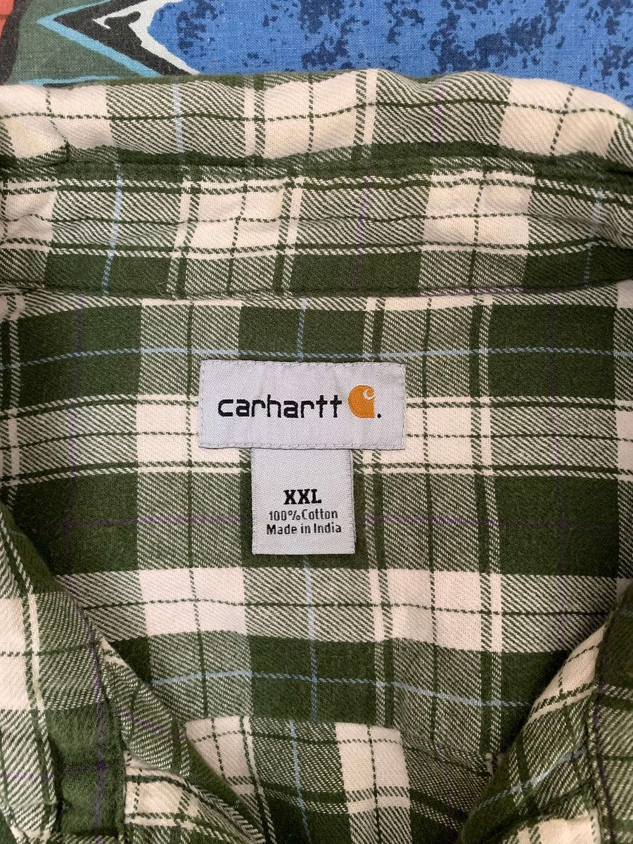 VINTAGE CARHARTT CHECK OVERSHIRT - XL