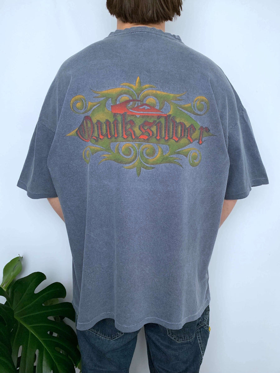 FADED 90S QUIKSILVER GRAPHIC TEE - XXL