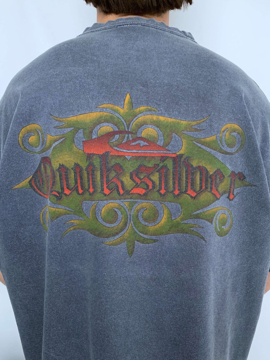 FADED 90S QUIKSILVER GRAPHIC TEE - XXL