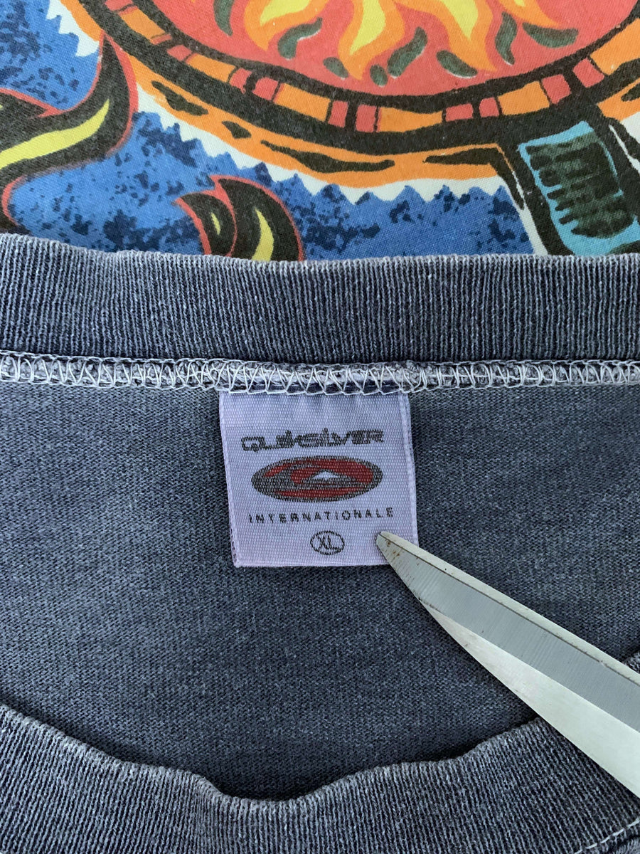 FADED 90S QUIKSILVER GRAPHIC TEE - XXL